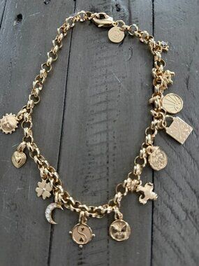 Jane Win 12 Days of Gifting Charm Set With Necklace RARE NEW IN BOX!